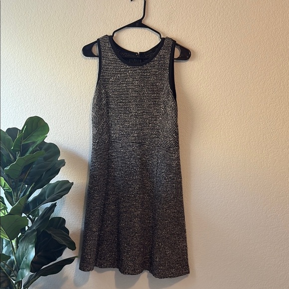 J. Crew 6 Black and White wool blend Sleeveless Dress - Picture 1 of 6